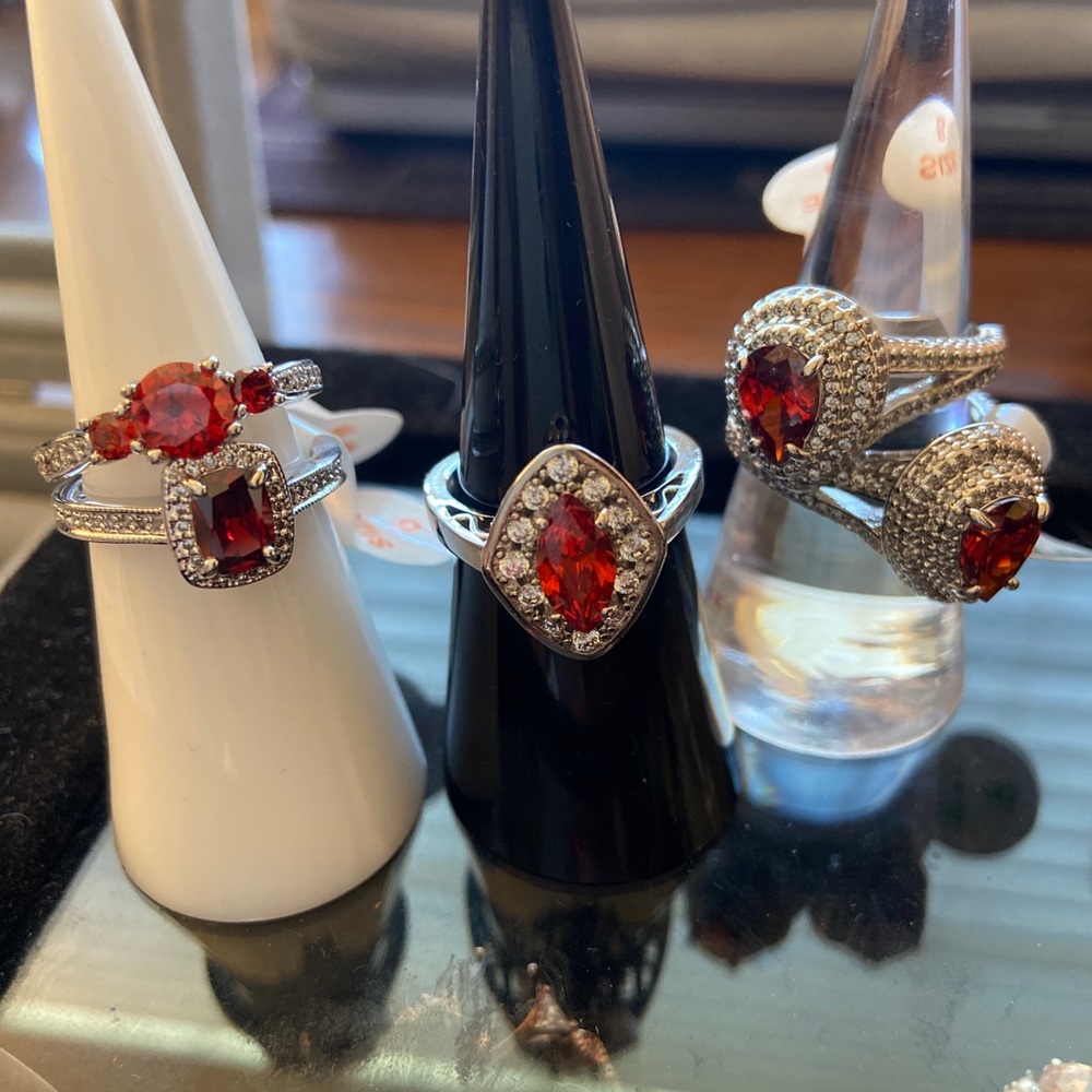 Rhodium plated Rings - Picture 2 of 5